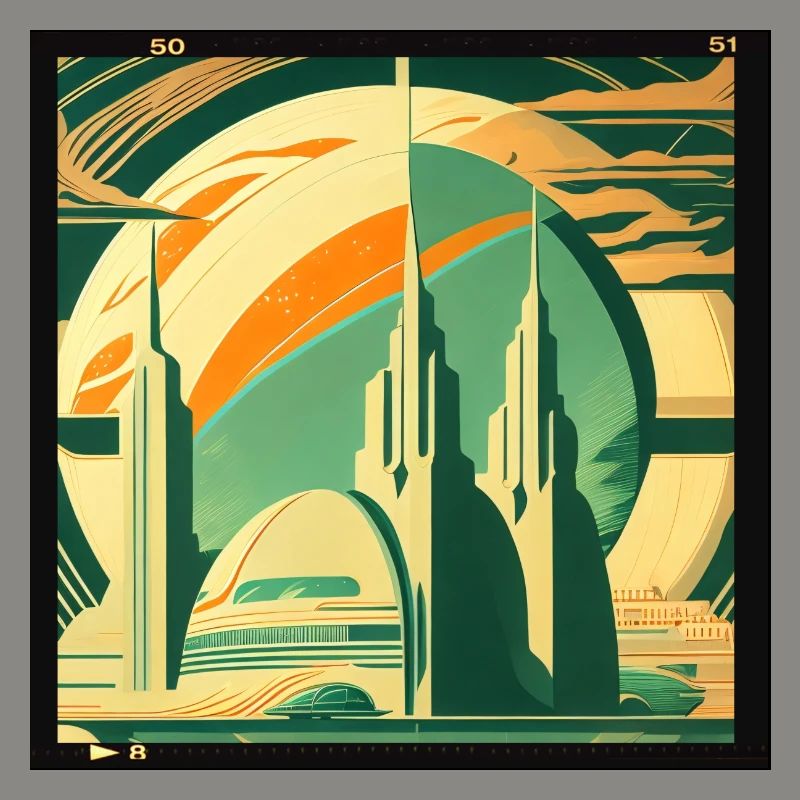 Space retrofuturism