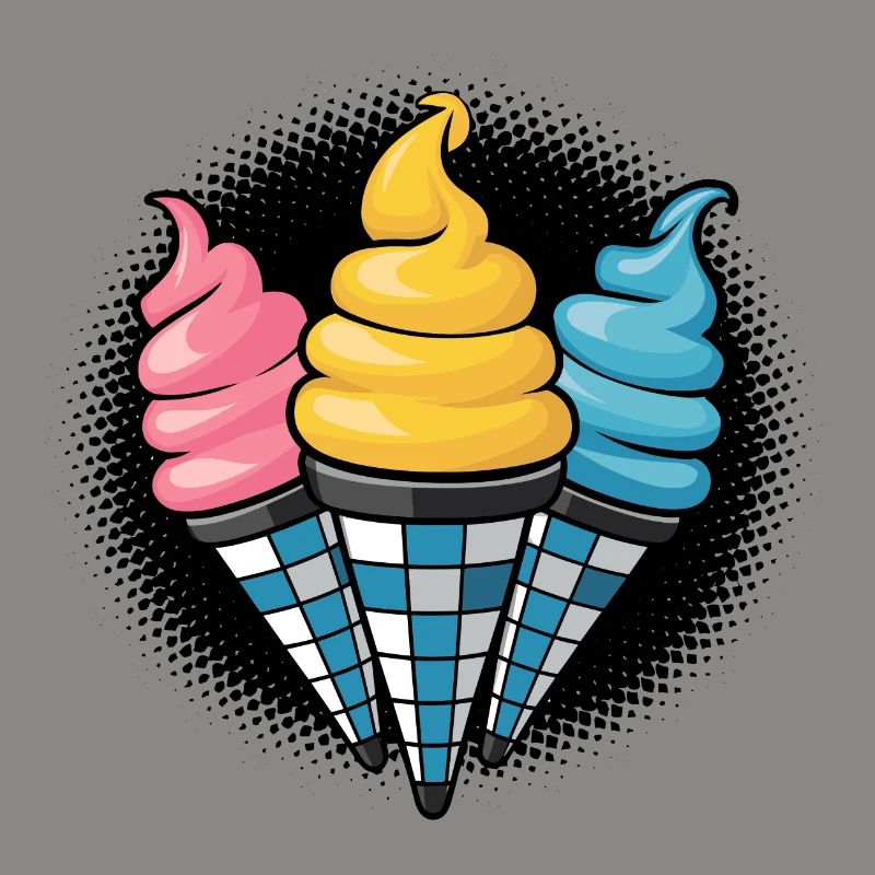 Cornets de crème glacée Ice Cream Lover
