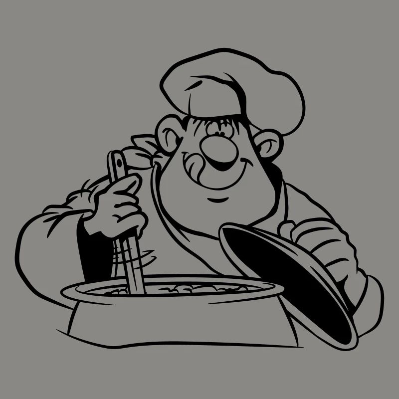 Cook comical funny