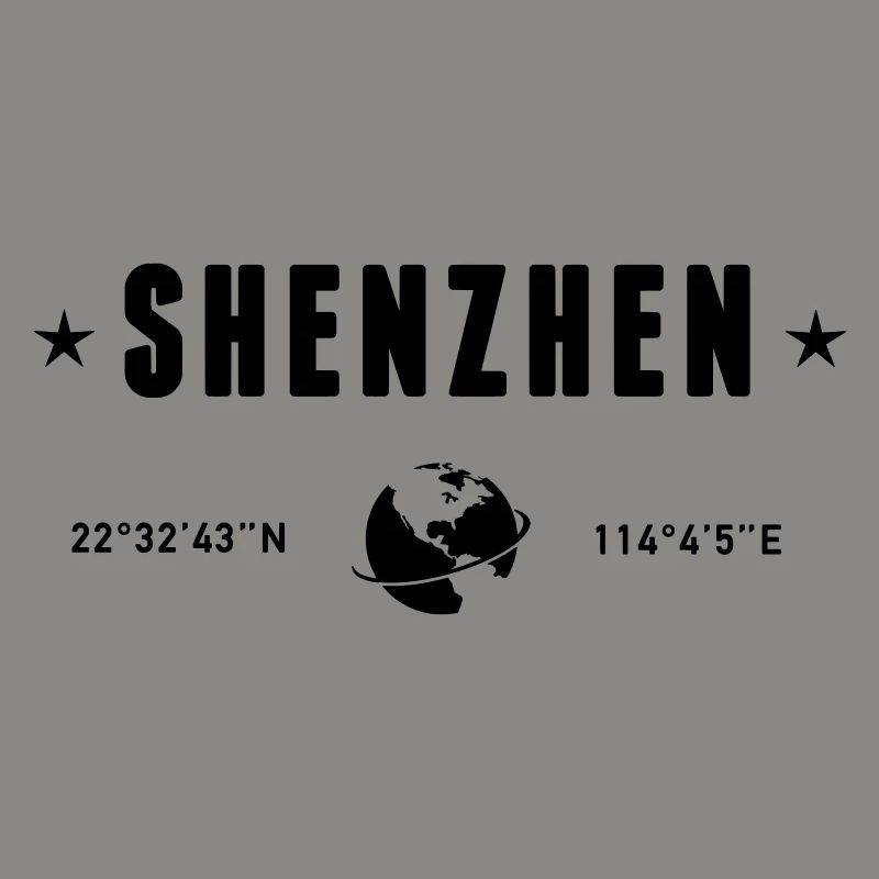 Shenzhen China Coordinates Planet Earth