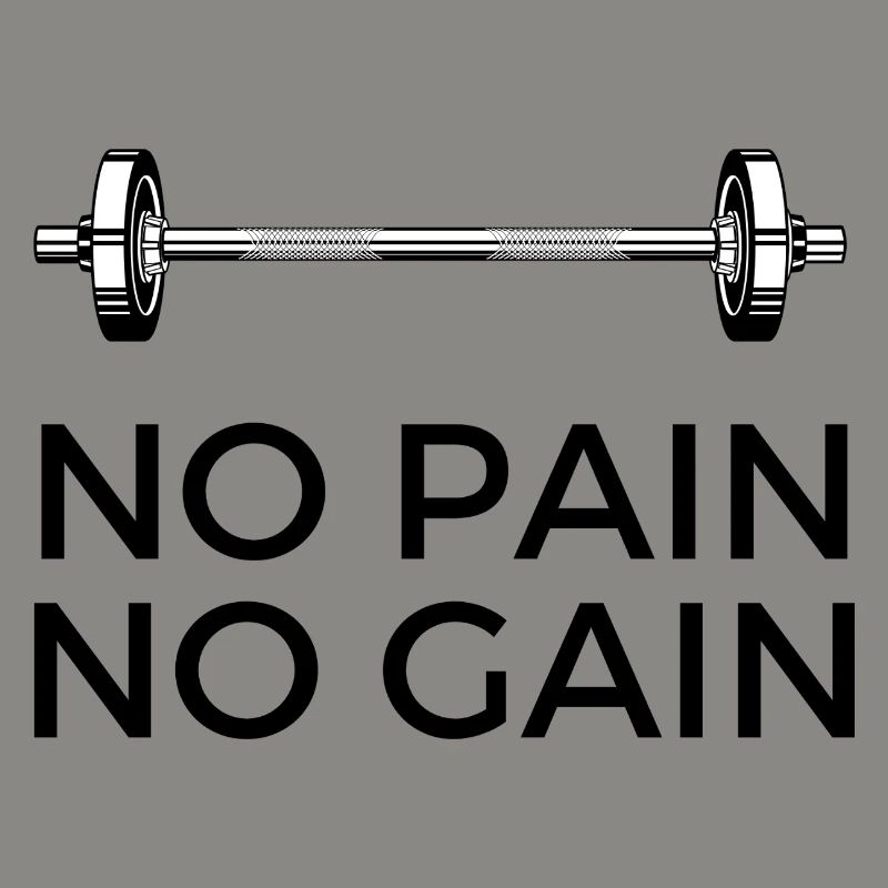 Pas de douleur, pas de gain - avec du poids
