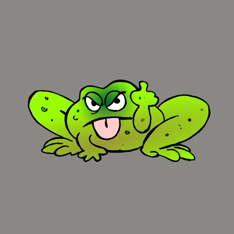 Toad pulls the tongue