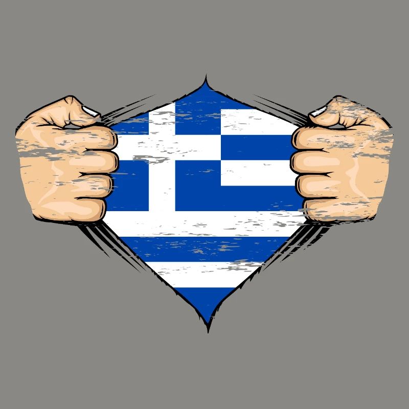 Drapeau de la Grèce utilisé