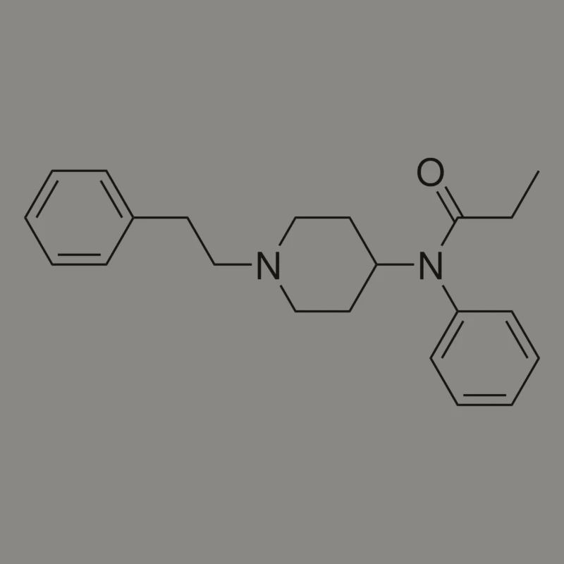 Fentanyl structural formula