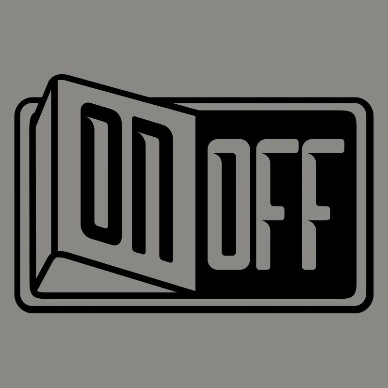 turn off off on switch button switch on