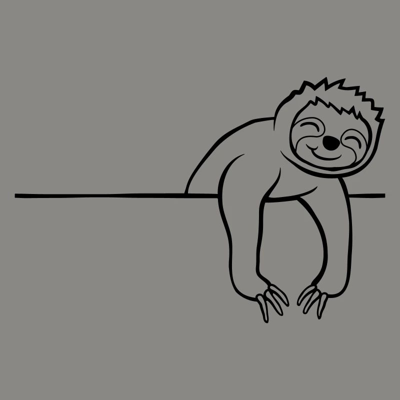 Comic Sloth Wall
