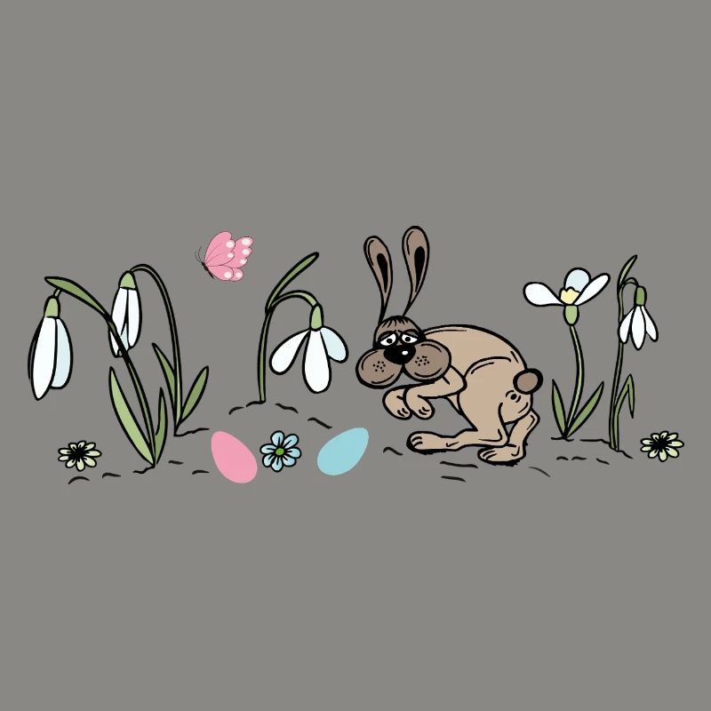 Easter Bunny in Spring