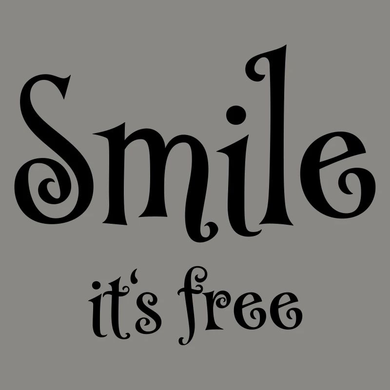 Sourire. C’est gratuit