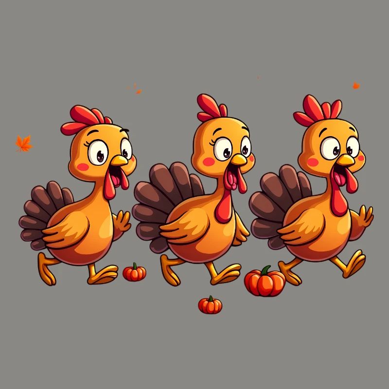Bébé dinde de Thanksgiving