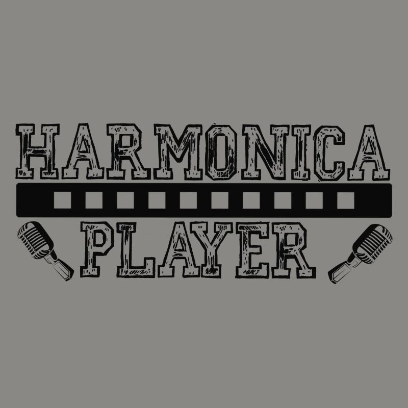 Harmonica player black for harmonica player
