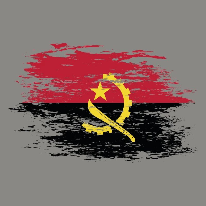 Drapeau angolais utilisé