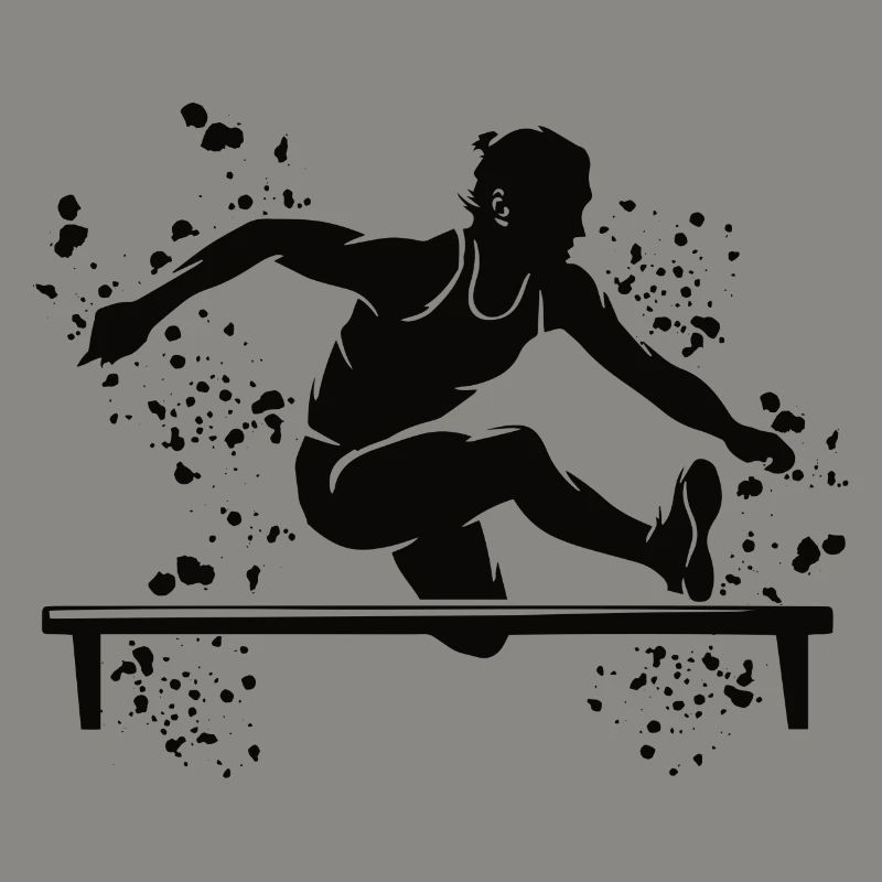 Course de haies Course d’obstacles Courses de haies pour enfants