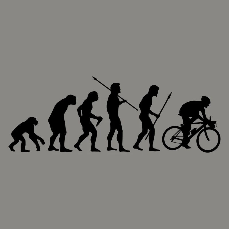 l'évolution de cycliste