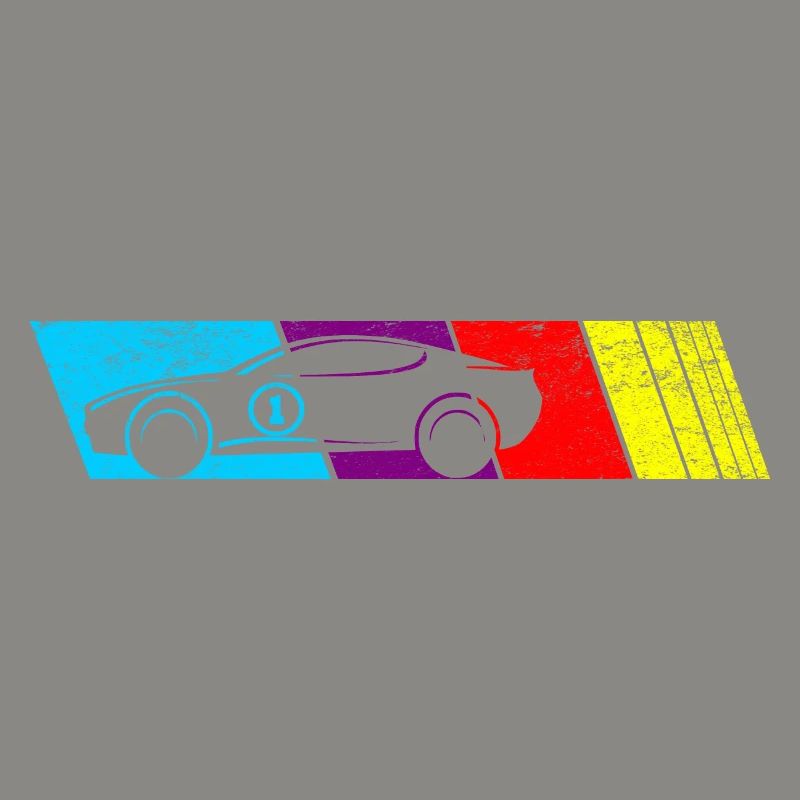 conception de voiture d’explosion de couleur abstraite