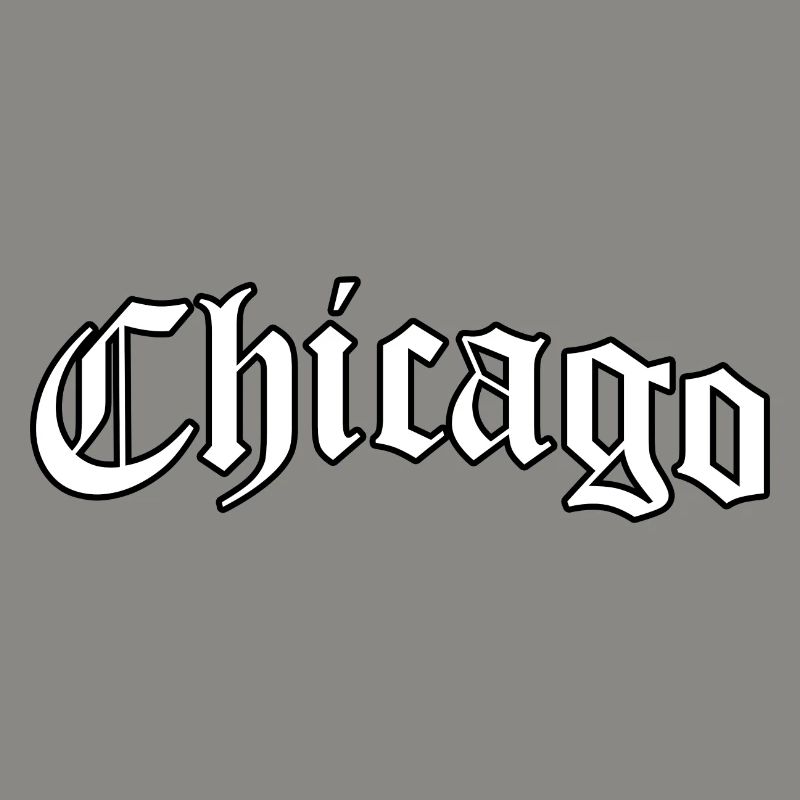 Chicago Logo: Gothic Design mit mutigem Stil