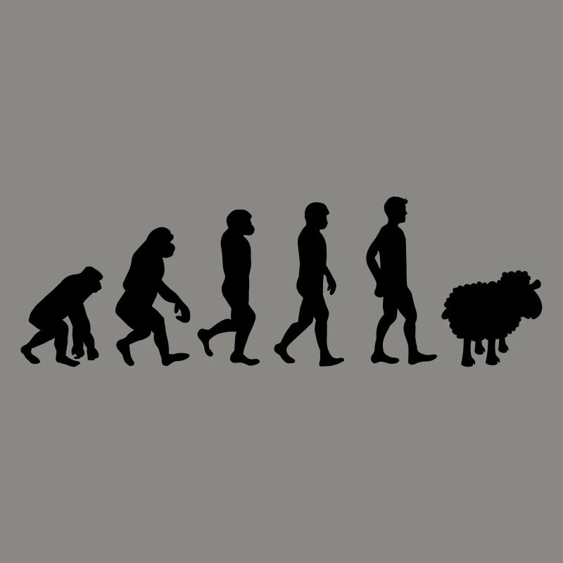 evolution mouton cadeau anti-système complotiste
