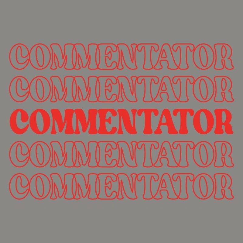 Commentateur Animateur Annonceur Diffuseur