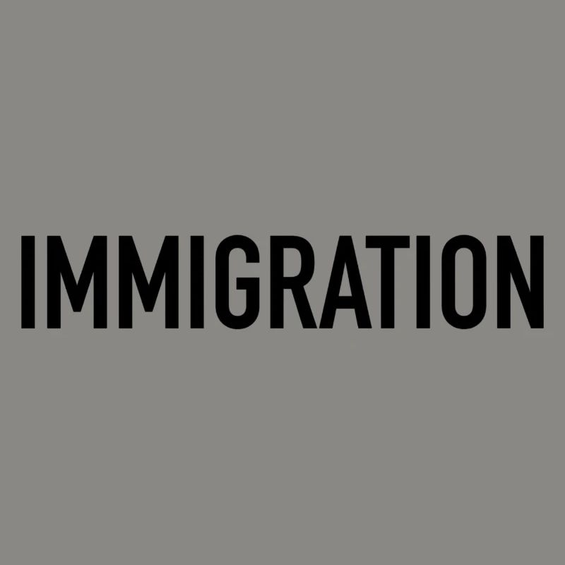 Déclaration de typographie de l’immigration