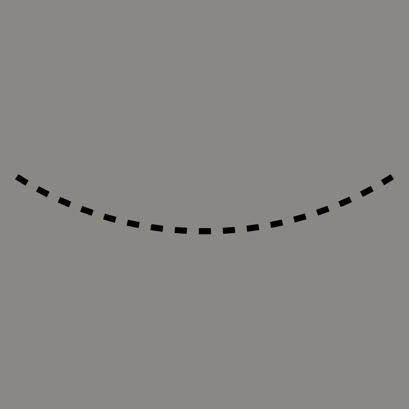 Dashed Curved Line