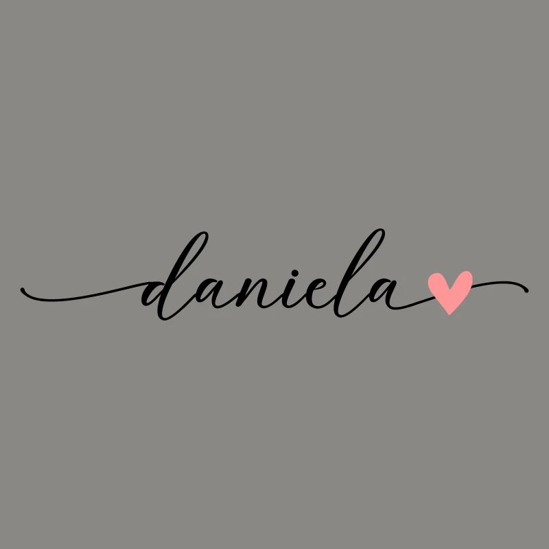 Daniela Nom Prénom Calligraphie Script