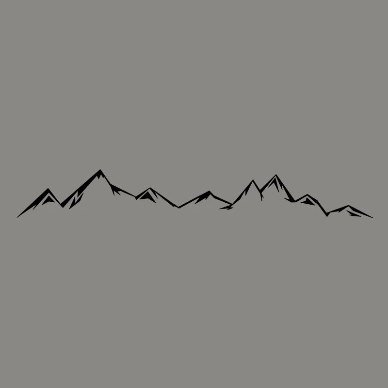 BERGE Gebirge Landschaft Silhouette