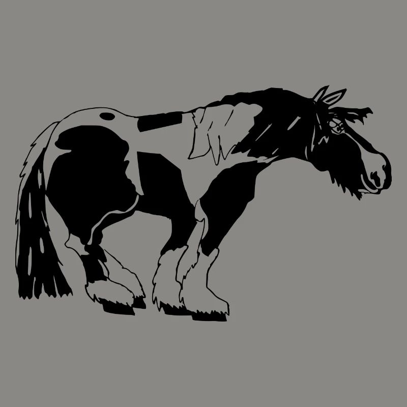 witziger Tinker , Tinker Schecke, Tinker reiten