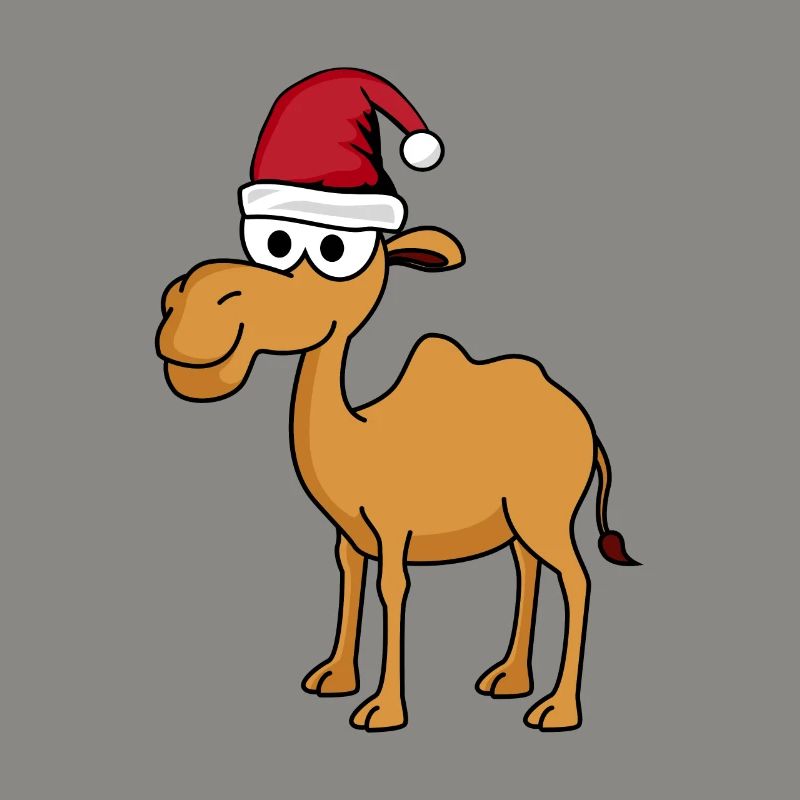 Kamel Comic Weihnachten