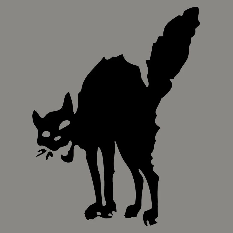 Chat noir et chat rouge