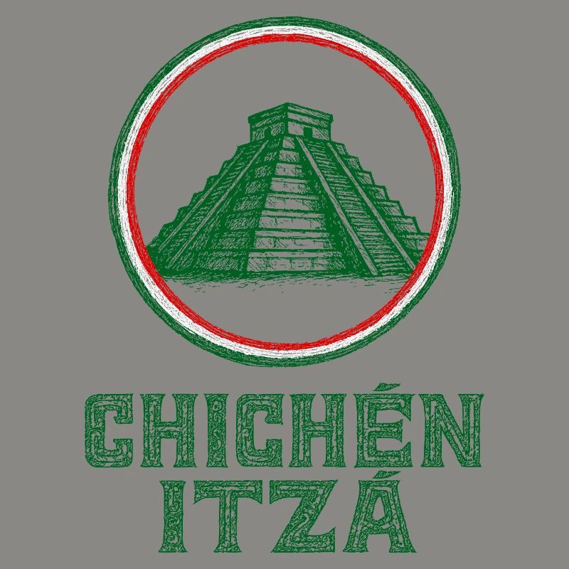 Chichen Itza Temple Flag Mexico