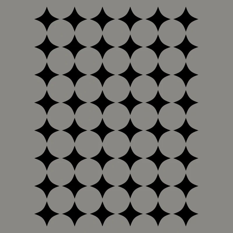 geometric circles pattern grid