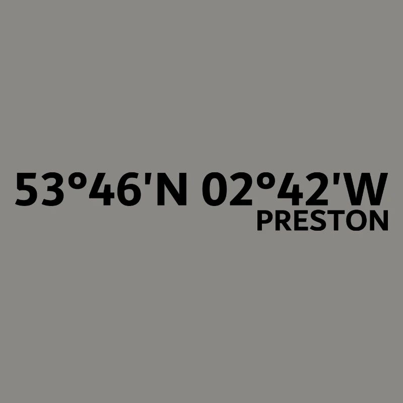Preston Coordinates