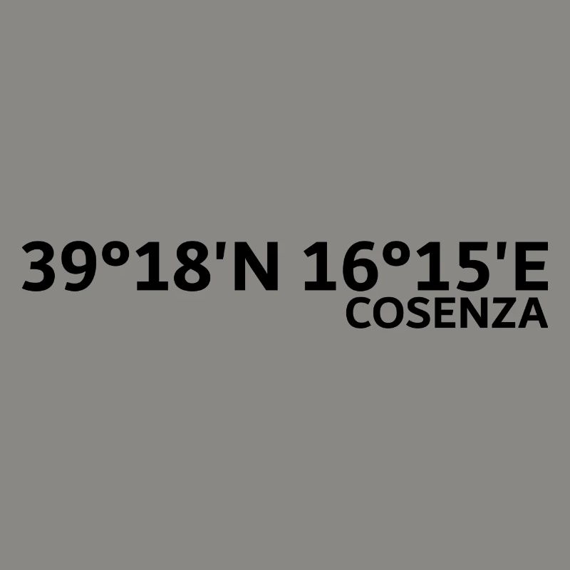 Cosenza coordinates