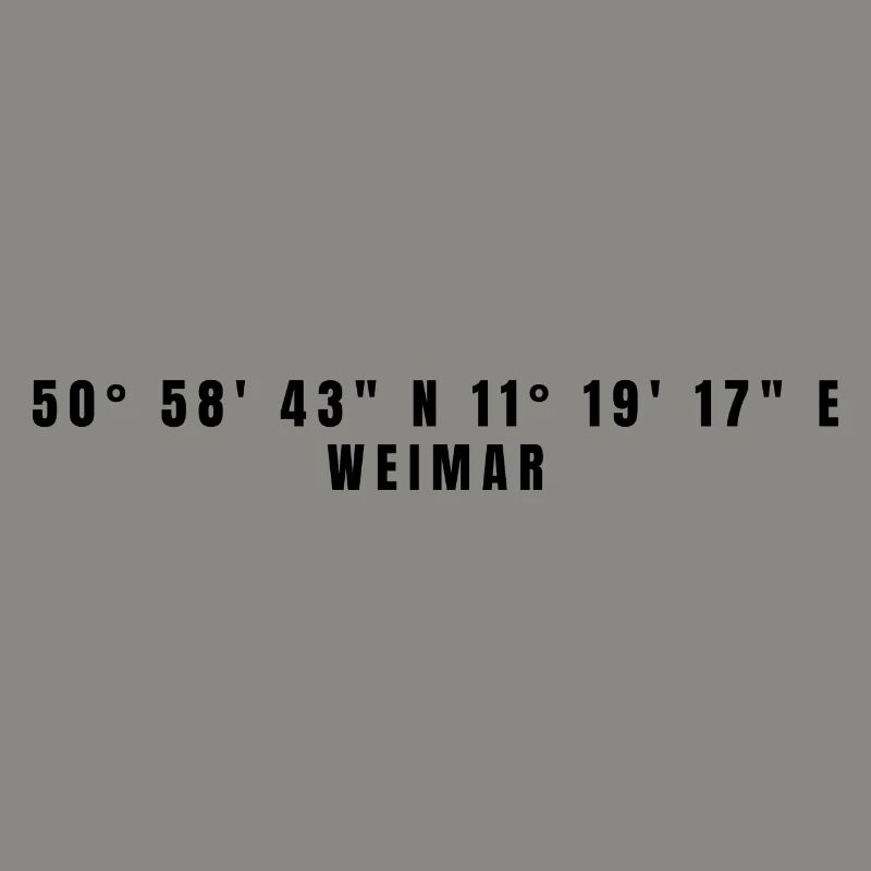 Weimar Thuringia Coordinates