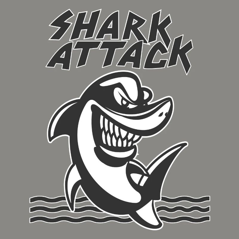Shark Attack Oceanographer Diver Gift