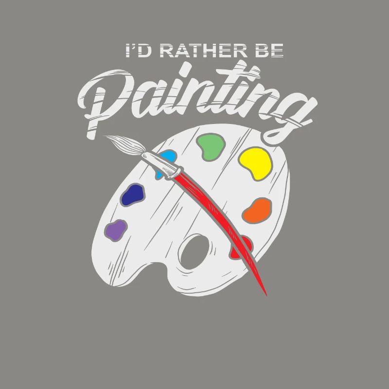 Painter Artist Brushes Mixed Pallet Gift