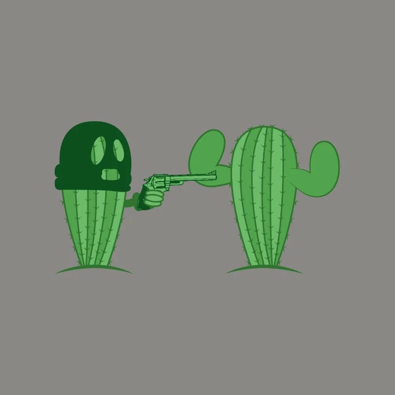 Cactus Robbery Funny Cactus Lover Gift