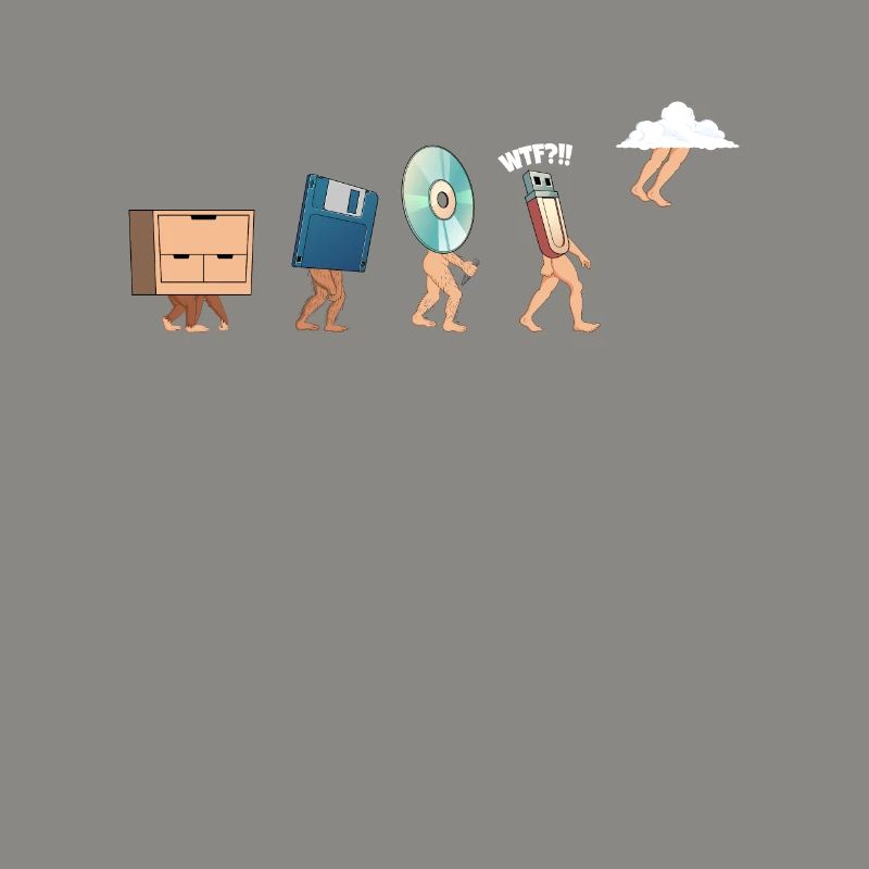 Cloud Computing Evolution - Idée cadeau pour Nerd