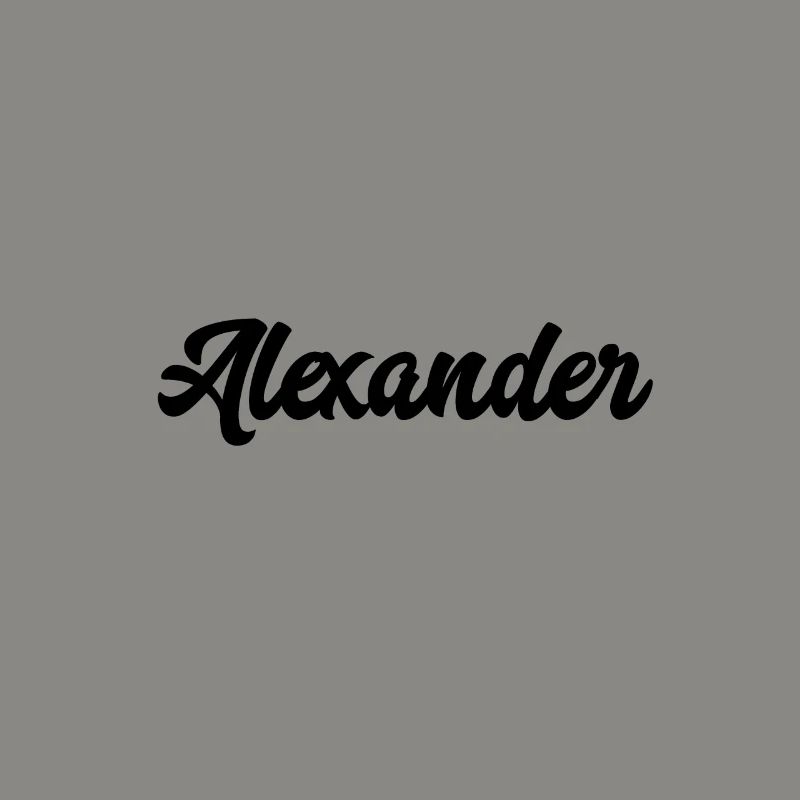 Alexander Custom Text Nom d’anniversaire