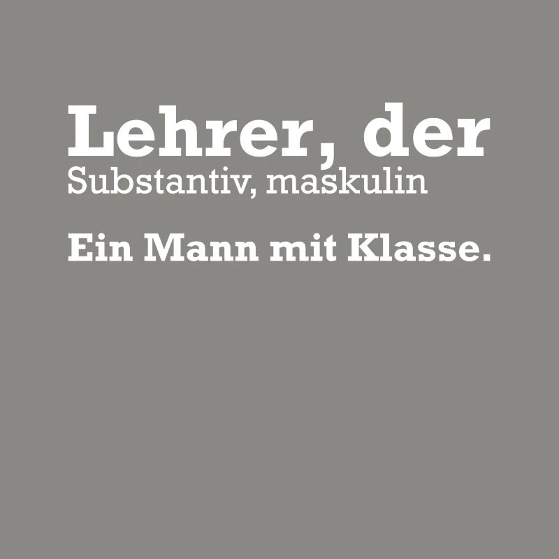 Lehrer Ein Mann mit Klasse