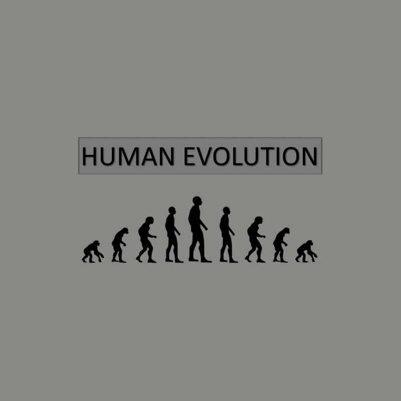 Human Evolution Funny Design