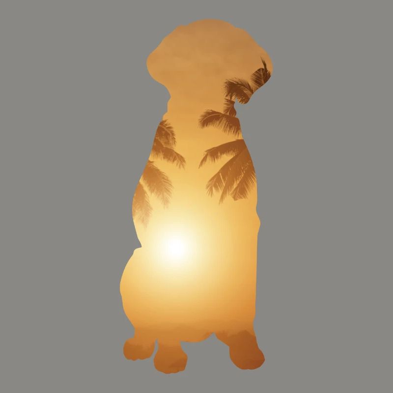 Summer Beach - German pointer