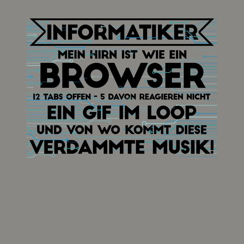 Informatiker Informatik Programmierer Nerd Geek