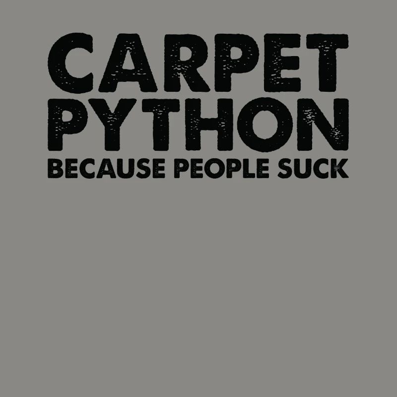 Leute Saugen Teppich-Python-Schlange