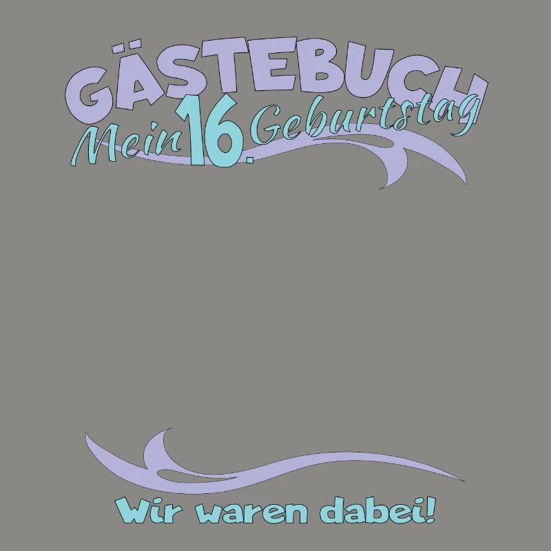 16. Geburtstag Mädchen & Junge Gästebuch