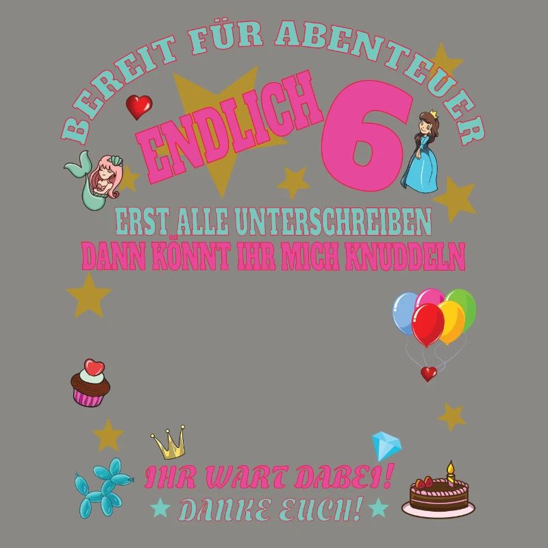 6. Geburtstag Junge Gästebuch Mädchen