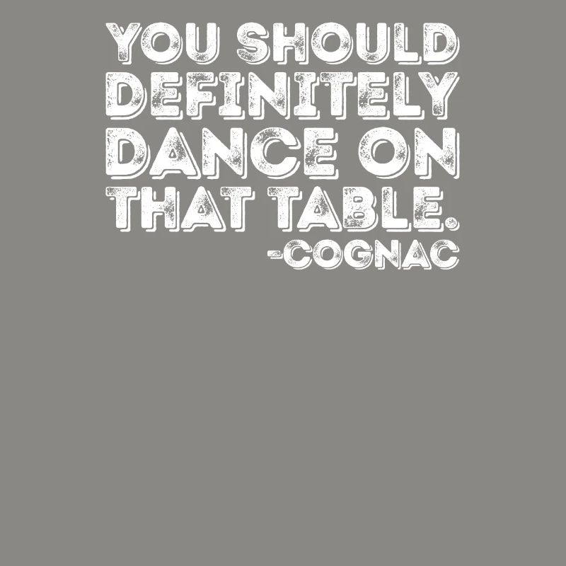 Vous devriez absolument danser sur cette table Cognac