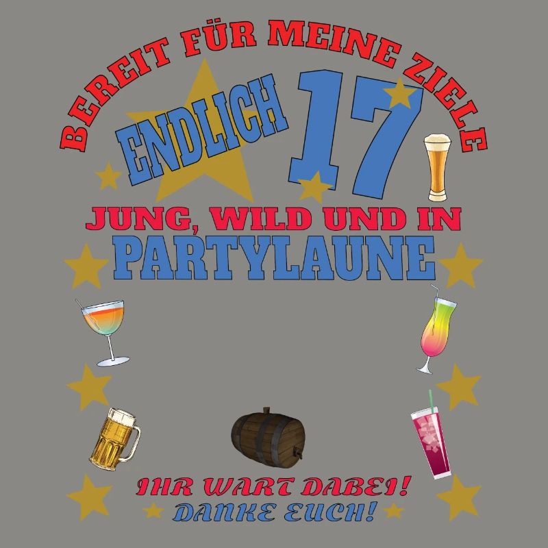17. Geburtstag Mädchen & Junge Gästebuch