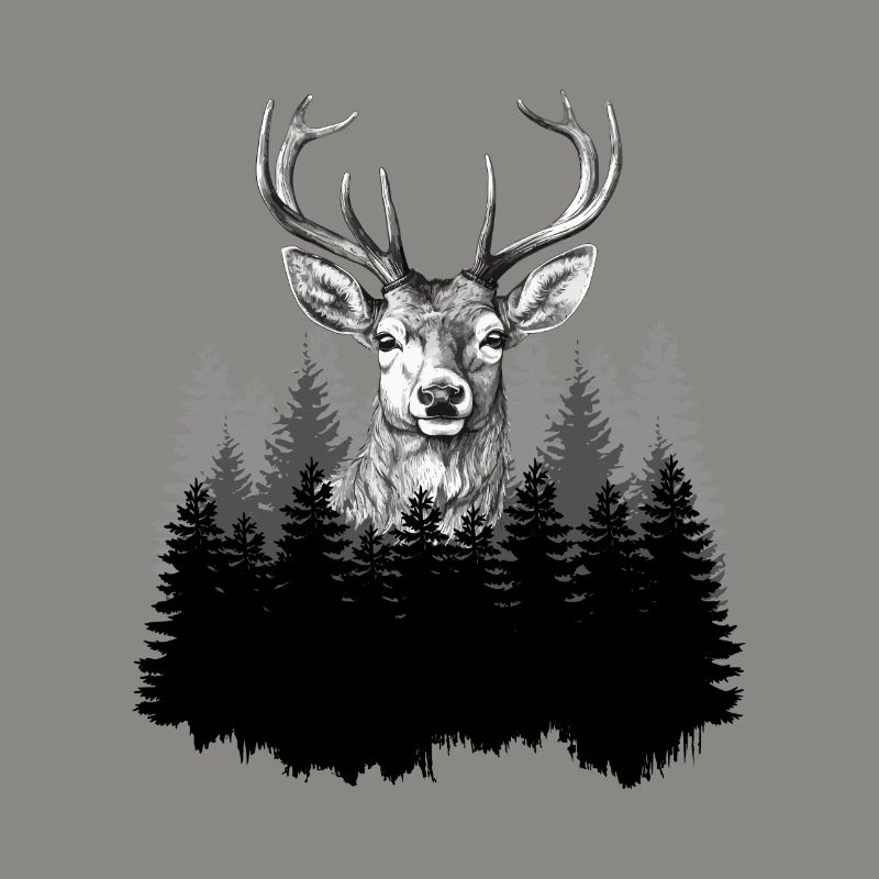 Jäger Bergsteiger Wanderer Hirsch