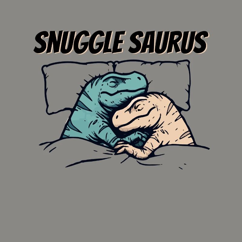 Funny Sleeping Dinosaur Cuddle Saurus