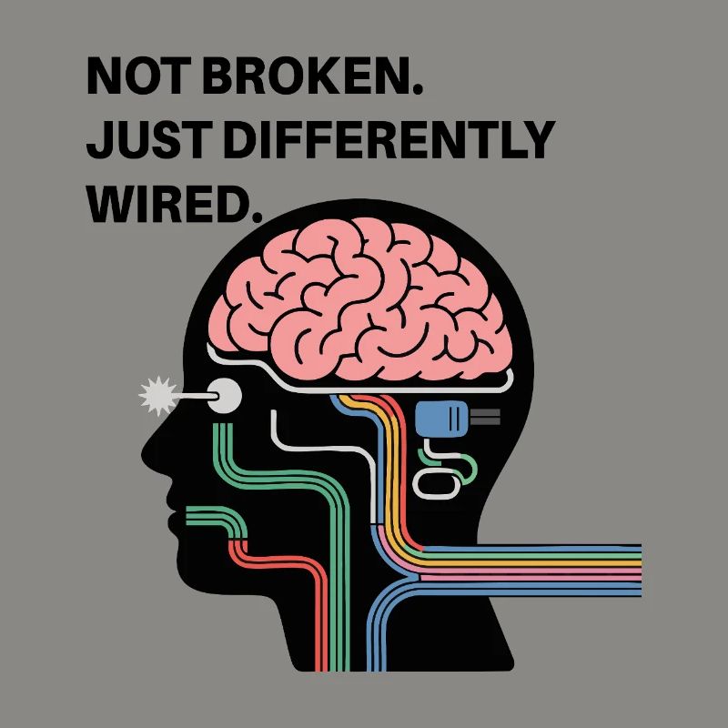 Not broken – just wired differently